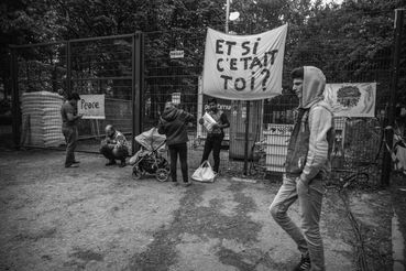 refugee camp Brussels-4