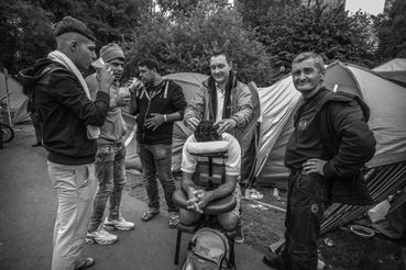refugee camp Brussels-6